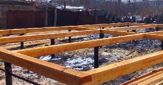 Пол на винтовых сваях Благовещенск цена от 15652 руб.